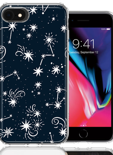 Apple iPhone 7/8/SE Stargazing Design Double Layer Phone Case Cover
