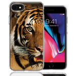 Apple iPhone 7/8/SE Tiger Face Design Double Layer Phone Case Cover