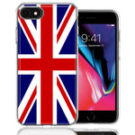 Apple iPhone 7/8/SE UK England British Flag Design Double Layer Phone Case Cover