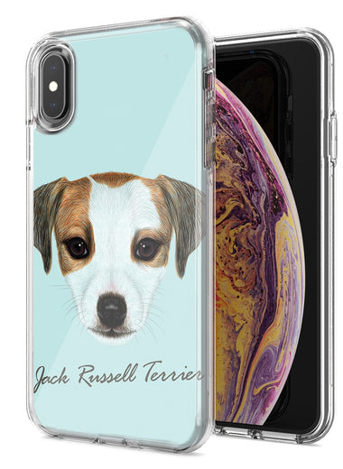 Apple iPhone XR Jack Russell Design Double Layer Phone Case Cover