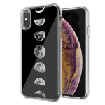 Apple iPhone XR Moon Transitions Design Double Layer Phone Case Cover