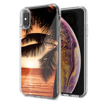 Apple iPhone XR Paradise Sunset Design Double Layer Phone Case Cover