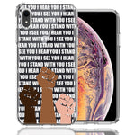 Apple iPhone XR BLM Equality Stand With You Double Layer Phone Case Cover