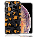 Apple iPhone XR Classic Animal Wild Leopard Jaguar Print Double Layer Phone Case Cover