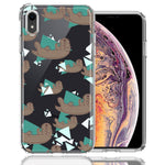 Apple iPhone XR Cute Otter Design Double Layer Phone Case Cover