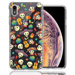 Apple iPhone XR Day of the Dead Design Double Layer Phone Case Cover