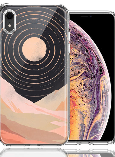 Apple iPhone XR Desert Mountains Design Double Layer Phone Case Cover