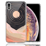 Apple iPhone XR Desert Mountains Design Double Layer Phone Case Cover