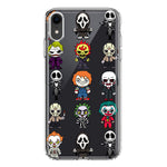 Apple iPhone XR Cute Classic Halloween Spooky Cartoon Characters Hybrid Protective Phone Case Cover