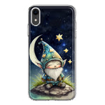 Apple iPhone XR Stars Moon Starry Night Space Gnome Hybrid Protective Phone Case Cover