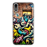 Apple iPhone XR Urban Graffiti Wall Art Painting Hybrid Protective Phone Case Cover