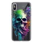 Apple iPhone XS Fantasy Octopus Tentacles Skull Hybrid Protective Phone Case Cover