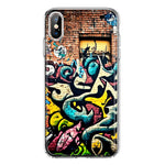 Apple iPhone XS Urban Graffiti Wall Art Painting Hybrid Protective Phone Case Cover