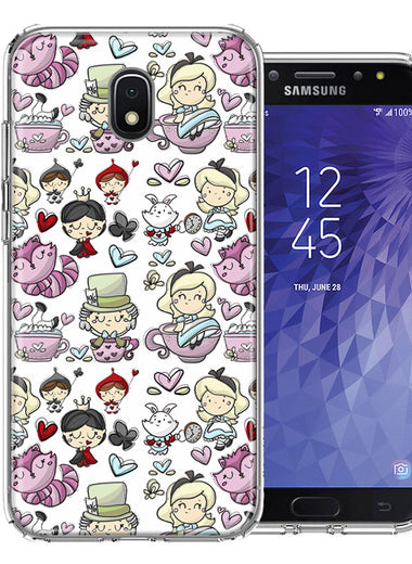 Samsung J7 2018/J737/J7 Refine/J7 Star Wonderland Design Double Layer Phone Case Cover