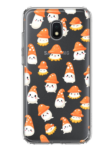 Samsung Galaxy J3 J337 Cute Cartoon Mushroom Ghost Characters Hybrid Protective Phone Case Cover