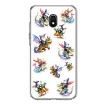 Samsung Galaxy J7 J737 Cute Fairy Cartoon Gnomes Dragons Monsters Hybrid Protective Phone Case Cover