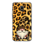 Samsung Galaxy J7 J737 Gnome Sunflower Leopard Hybrid Protective Phone Case Cover