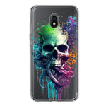 Samsung Galaxy J3 J337 Fantasy Octopus Tentacles Skull Hybrid Protective Phone Case Cover
