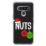 LG K51 Christmas Funny Couples Chest Nuts Ornaments Hybrid Protective Phone Case Cover