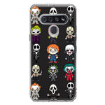 LG Stylo 6 Cute Classic Halloween Spooky Cartoon Characters Hybrid Protective Phone Case Cover