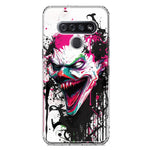LG K51 Evil Joker Face Painting Graffiti Hybrid Protective Phone Case Cover