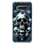 LG K51 Graveyard Death Dream Skulls Double Layer Phone Case Cover