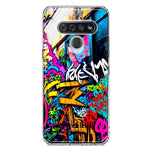 LG K51 Urban Graffiti Street Art Painting Hybrid Protective Phone Case Cover