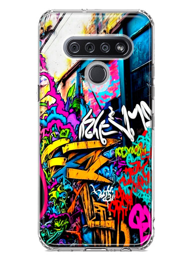 LG Stylo 6 Urban Graffiti Street Art Painting Hybrid Protective Phone Case Cover