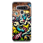 LG K51 Urban Graffiti Wall Art Painting Hybrid Protective Phone Case Cover
