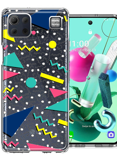 LG K92 90's Swag Shapes Design Double Layer Phone Case Cover