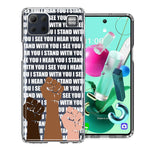LG K92 BLM Equality Stand With You Double Layer Phone Case Cover