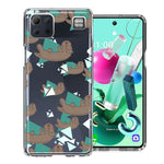 LG K92 Cute Otter Design Double Layer Phone Case Cover