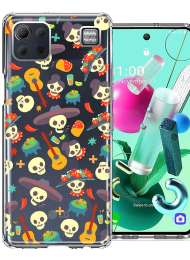 LG K92 Day of the Dead Design Double Layer Phone Case Cover