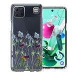 LG K92 Country Dried Flowers Design Double Layer Phone Case Cover