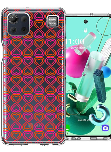 LG K92 Infinity Hearts Design Double Layer Phone Case Cover