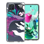 LG K92 Mystic Floral Whale Design Double Layer Phone Case Cover