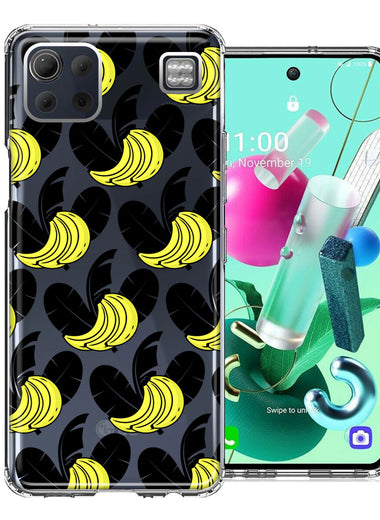 LG K92 Tropical Bananas Design Double Layer Phone Case Cover