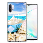 Samsung Galaxy Note 10 Beach Paper Boat Design Double Layer Phone Case Cover