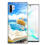 Samsung Galaxy Note 10 Beach Reading Design Double Layer Phone Case Cover