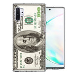 Samsung Galaxy Note 10 Plus Benjamin $100 Bill Design Double Layer Phone Case Cover