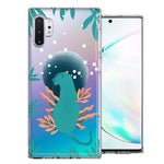 Samsung Galaxy Note 10 Plus Moon Green Jaguar Design Double Layer Phone Case Cover