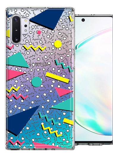 Samsung Galaxy Note 10 Plus 90's Swag Shapes Design Double Layer Phone Case Cover