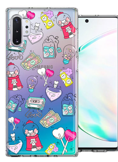 Samsung Galaxy Note 10 Plus Valentine's Day Candy Feels like Love Hearts Double Layer Phone Case Cover