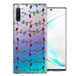Samsung Galaxy Note 10 Plus Vintage Christmas Lights Design Double Layer Phone Case Cover