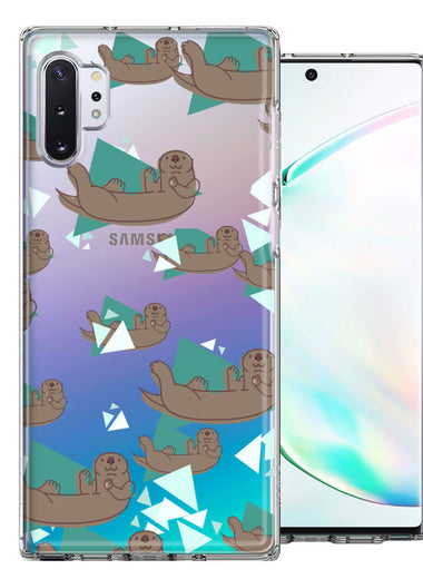 Samsung Galaxy Note 10 Plus Cute Otter Design Double Layer Phone Case Cover