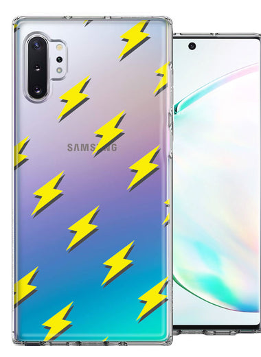 Samsung Galaxy Note 10 Plus Electric Lightning Bolts Design Double Layer Phone Case Cover