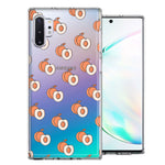 Samsung Galaxy Note 10 Polka Dot Peaches Design Double Layer Phone Case Cover