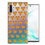 Samsung Galaxy Note 10 Pizza Hearts Polka dots Design Double Layer Phone Case Cover