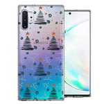 Samsung Galaxy Note 10 Plus Holiday Christmas Trees Design Double Layer Phone Case Cover