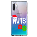 Samsung Galaxy Note 10 Plus Christmas Funny Couples Chest Nuts Ornaments Hybrid Protective Phone Case Cover